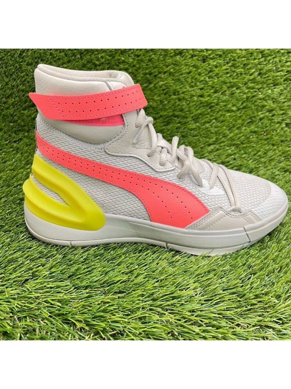 Puma Sky Modern OSG Mens Size 7 Gray Pink Athletic Basketball Shoes Sneakers
